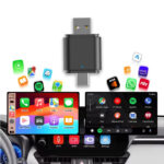 2-in-1 Wireless CarPlay & Android Auto Adapter | USB & Type-C Plug | 5.8GHz Wi-Fi