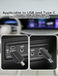 2-in-1 Wireless CarPlay & Android Auto Adapter | USB & Type-C Plug | 5.8GHz Wi-Fi