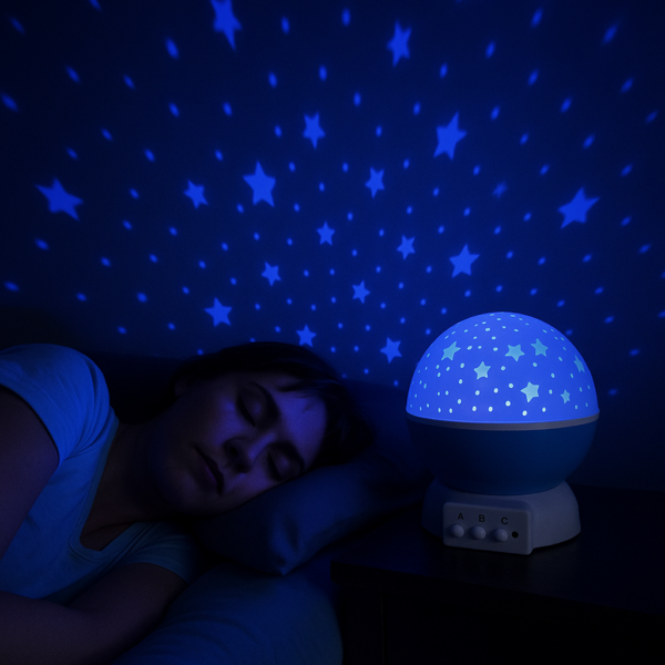 Starlight Projection Rotating Lamp